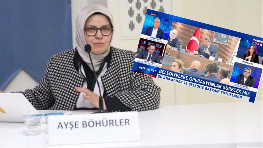 AKP milletvekili Ayşe Böhürler, Gaziosmanpaşa Belediyesi’ndeki vekil seçimini parti geçişi sandı; tutuklu CHP’li belediye başkanına “Partimize hoş geldiniz” dedi!