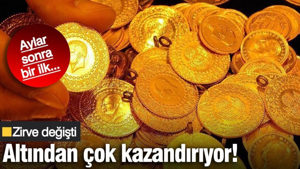 Altından çok kazandırıyor! Zirve değişti. Aylar sonra bir ilk…