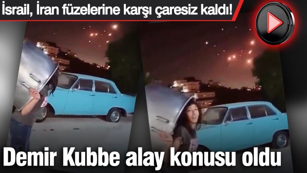 İsrail, İran füzelerine karşı çaresiz kaldı! Demir Kubbe alay konusu oldu