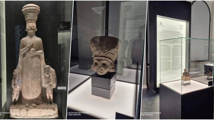Türkiye’den gönderilen tarihi eserler Roma’daki “Magna Mater” sergisinde