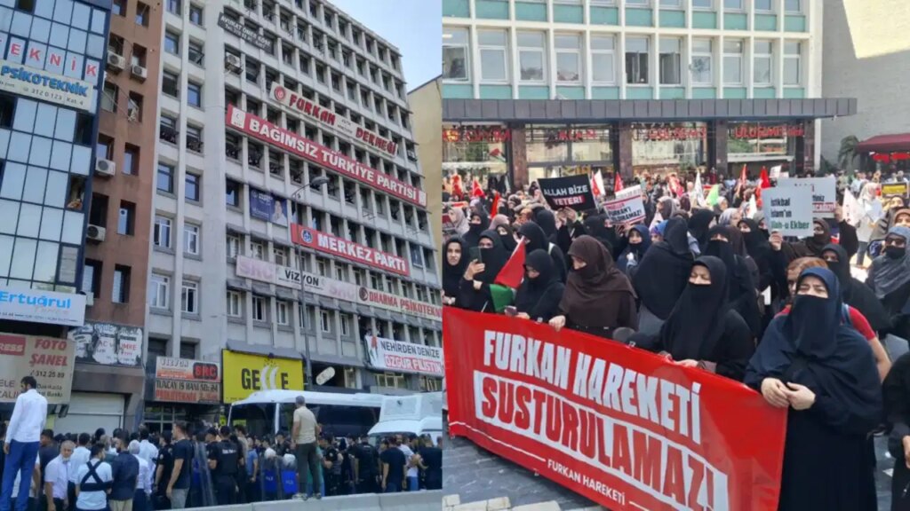 Dernek binası mühürlendi: Furkan Vakfı üyeleri ile polis arasında arbede!