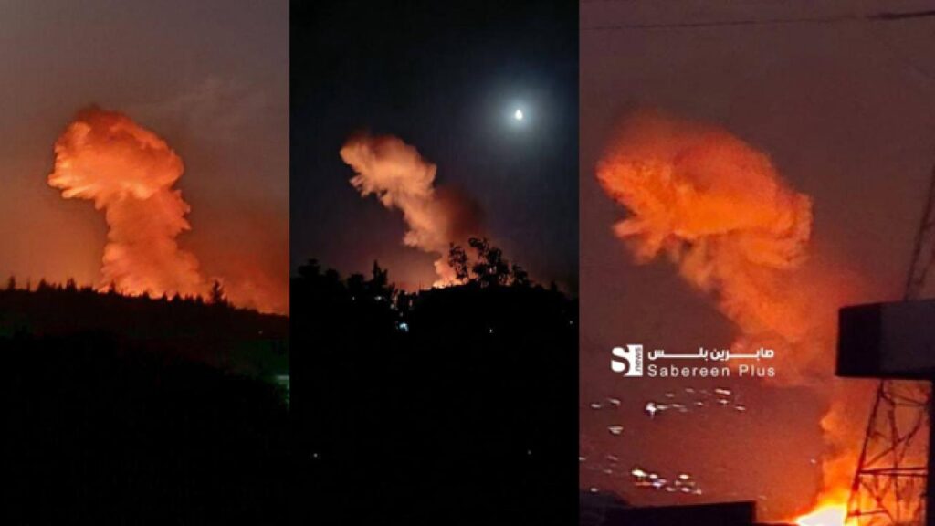 İsrail’den Suriye’ye gece saldırısı! Askeri üs vuruldu