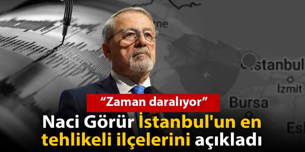 Naci Görür İstanbul’un en tehlikeli ilçelerini açıkladı: Zaman daralıyor