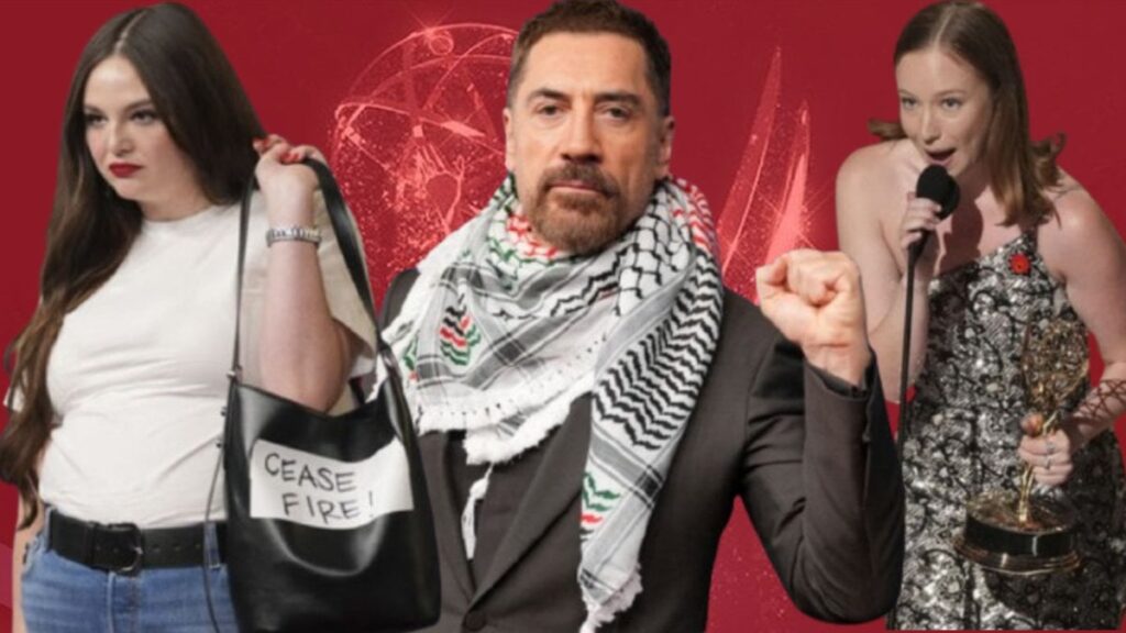 Emmy gecesinde ‘Gazze’ isyanı: Bardem’den kefiyeli protesto! Gecenin en coşkulu anı