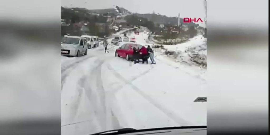 Muğla ekim ayında beyaza büründü!