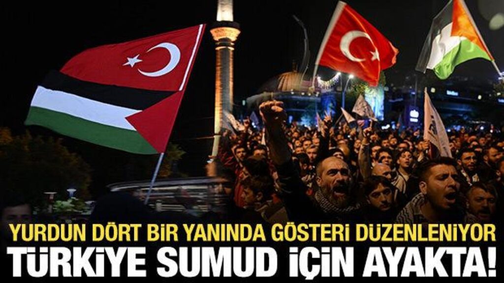 Türkiye’den İsrail ve ABD’ye Sumud Filosu tepkisi: ABD Başkonsolosluğu’nda protesto!