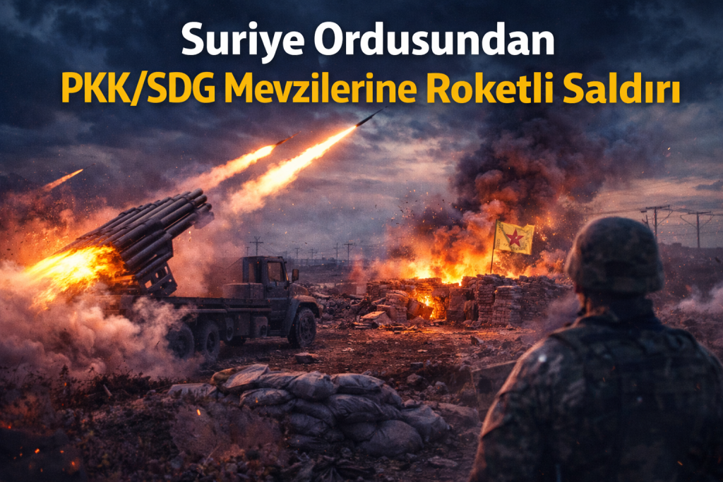 Suriye Ordusu PKK/SDG Mevzilerini Hedef Aldı