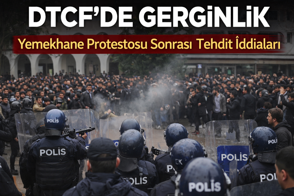 DTCF’de Gerginlik: Yemekhane Protestosu Sonrası Tehdit İddiaları