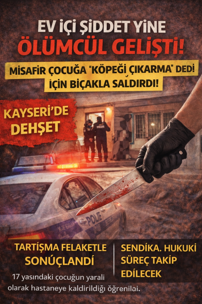 KÖPEK TARTIŞMASI BIÇAKLI SALDIRIYA DÖNÜŞTÜ