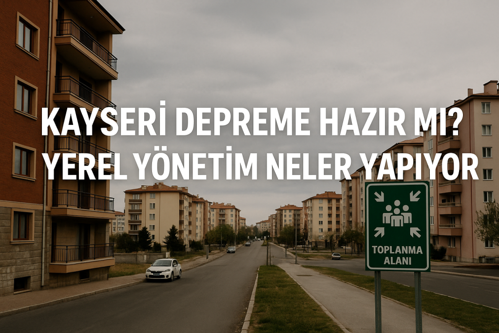 Kayseri’de Deprem Bilinci Zayıf: Toplanma Alanları Hâlâ Bilinmiyor!