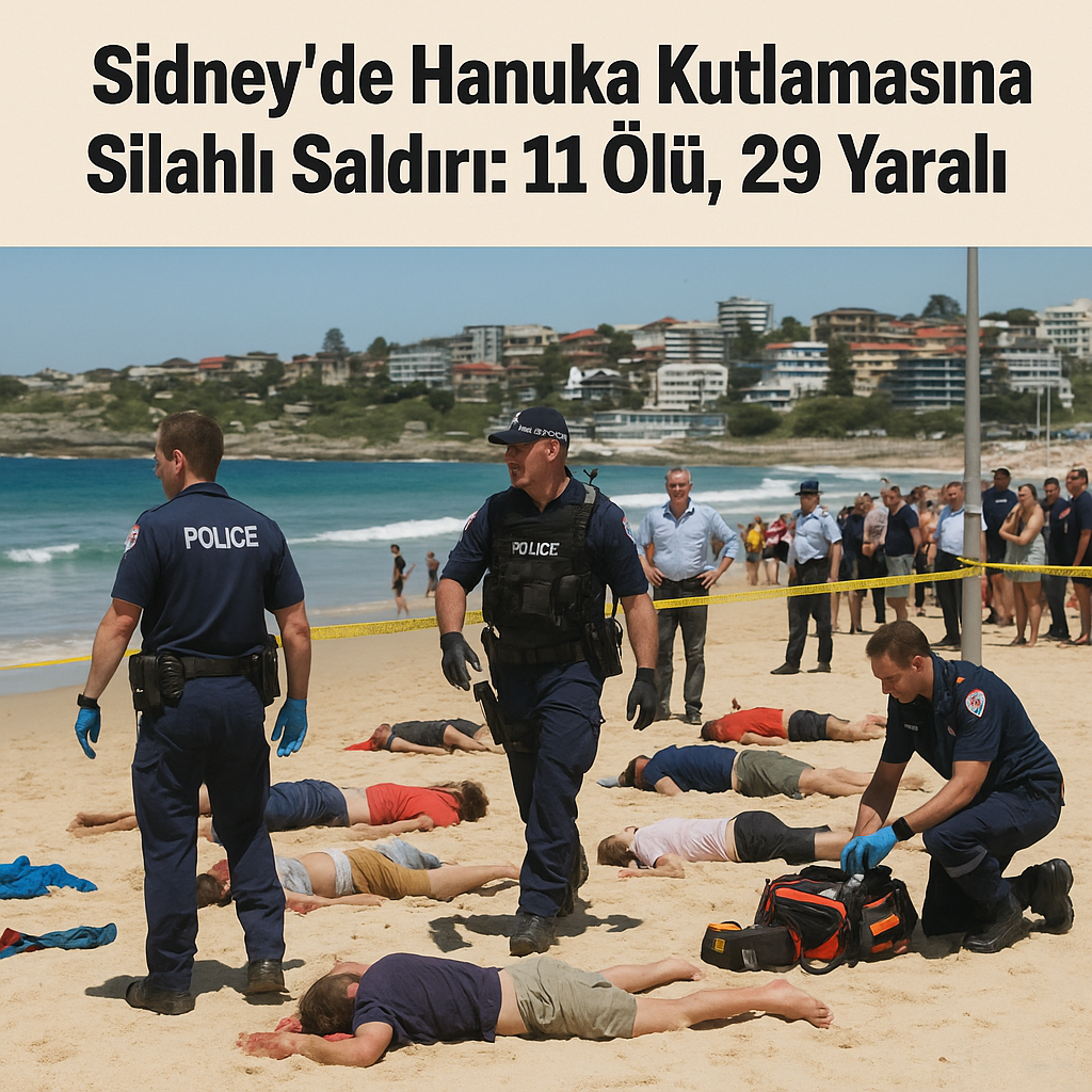 Sidney’de Hanuka Kutlamasına Silahlı Saldırı: 11 Ölü, 29 Yaralı