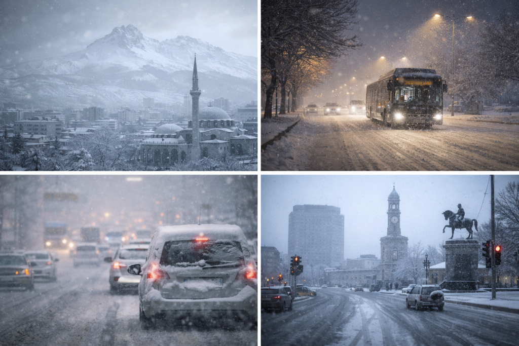 KAYSERİ’DE  KAR VE DONDURUCU SOĞUK ETKİLİ OLACAK!
