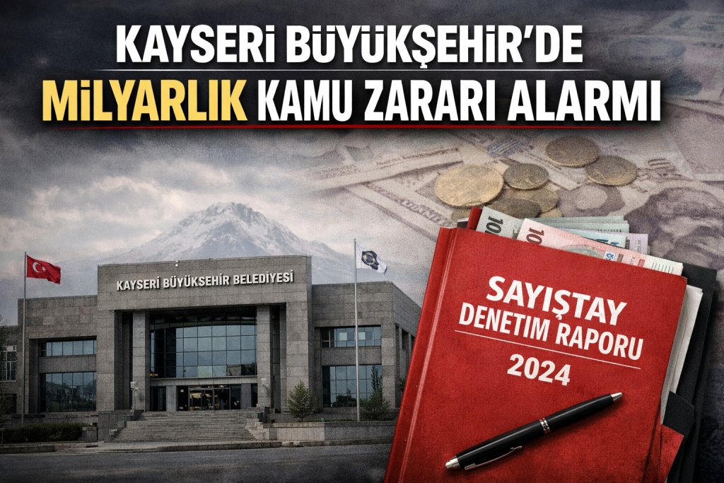 Kayseri Büyükşehir’de Milyarlık Kamu Zararı İddiası!