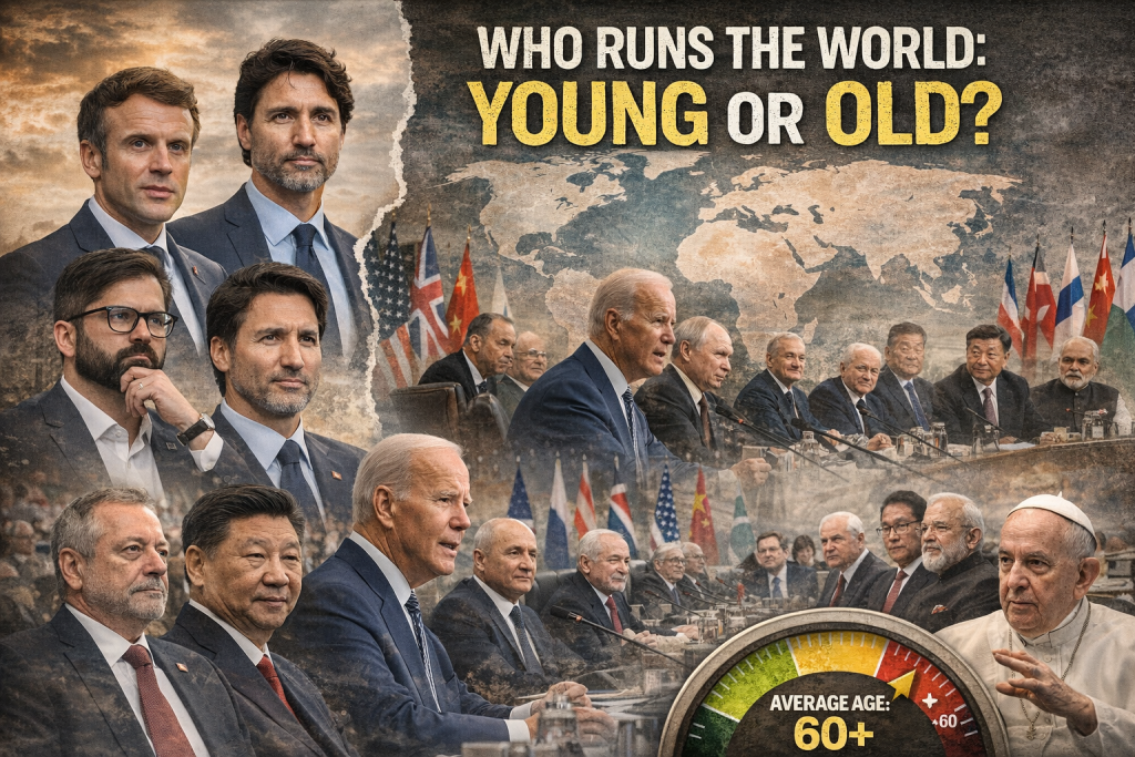 Küresel Siyasetin Yaş Ortalaması Dikkat Çekiyor!