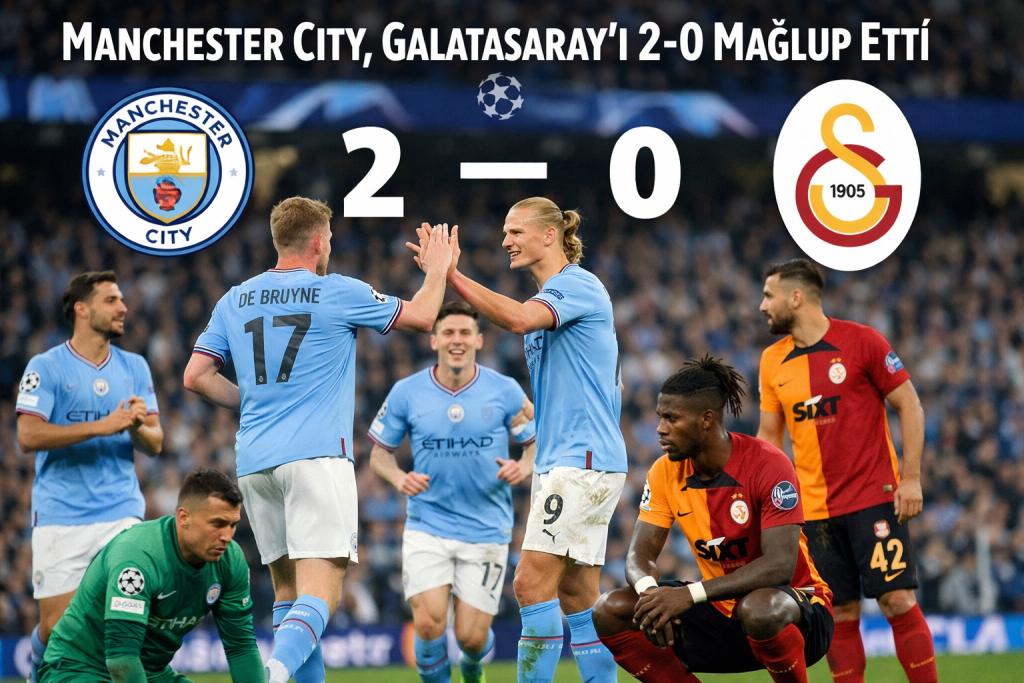 Manchester City, Galatasaray’ı 2-0 Mağlup Etti