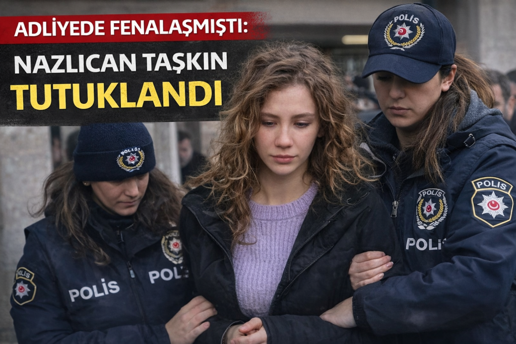 Adliyede Fenalaşmıştı: Nazlıcan Taşkın Tutuklandı