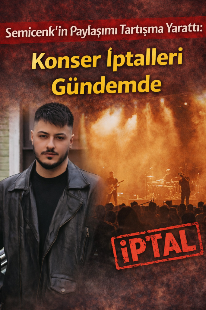 Semicenk’in Paylaşımı Tartışma Yarattı: Konser İptalleri Gündemde