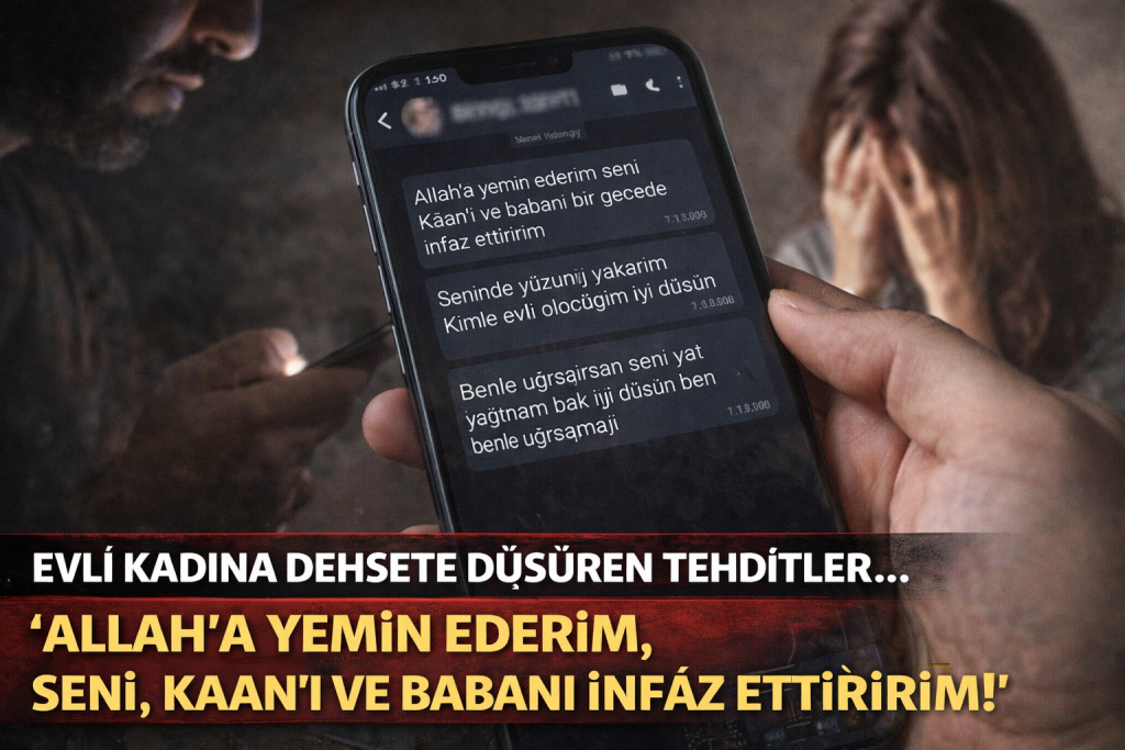 Tehdit Mesajları Ortaya Çıktı: Evli Kadına Ağır Sözlerle Gözdağı