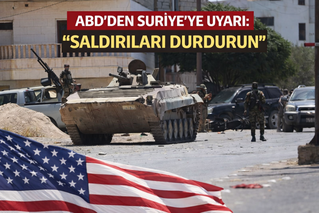 ABD’den Suriye’ye Uyarı: “Saldırıları Durdurun”