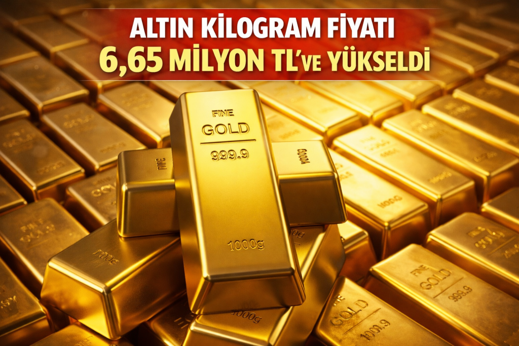 Altın Kilogram Fiyatı 6,65 Milyon TL’ye Yükseldi