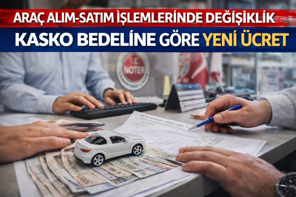 Araç Satışında Yeni Dönem: Noterde Ek Ücret Uygulaması Başladı