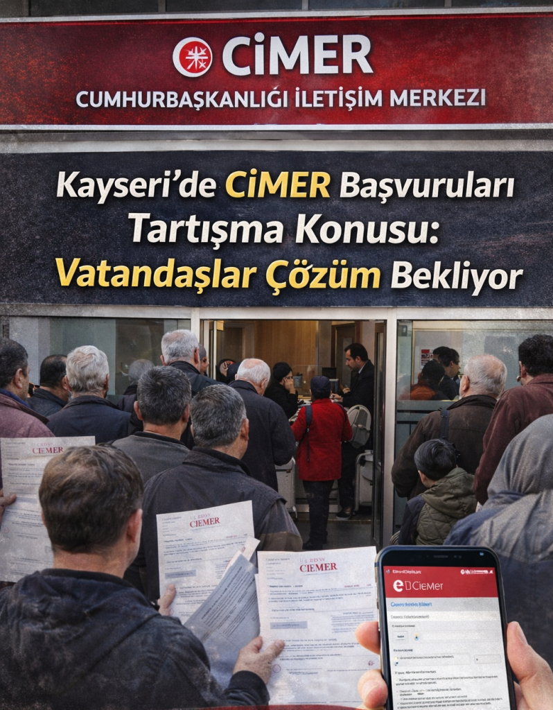 Kayseri’de CİMER Başvuruları Tartışma Konusu: Vatandaşlar Çözüm Bekliyor