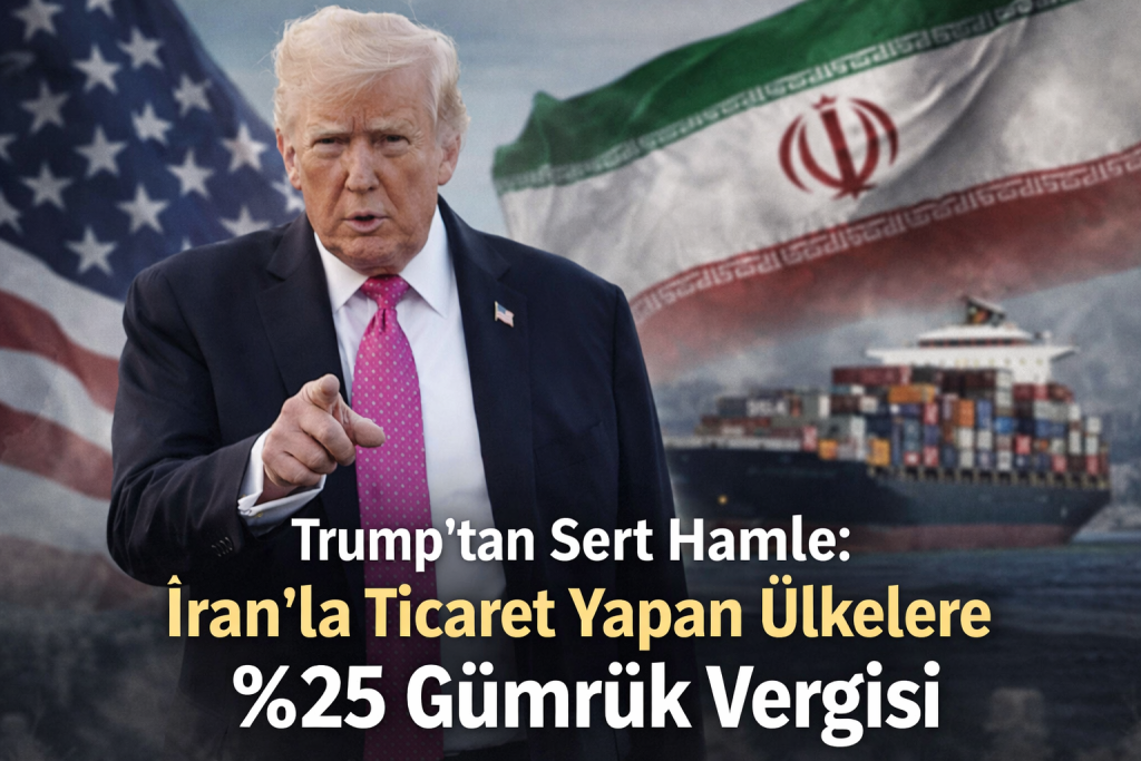 Trump’tan Sert Hamle: İran’la Ticaret Yapan Ülkelere %25 Gümrük Vergisi