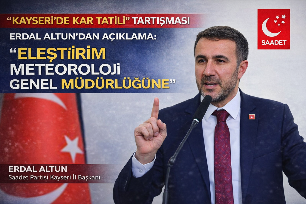 Altun: “Vali’yi Değil, Meteoroloji’yi Eleştirdim”