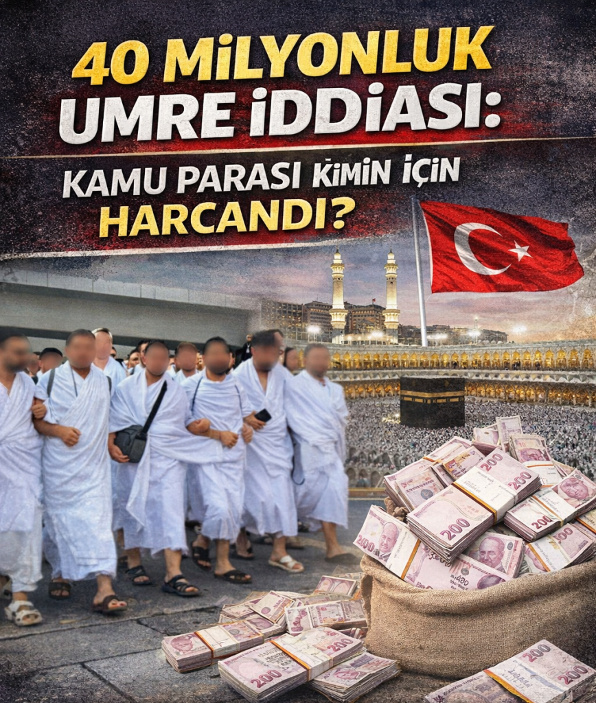40 Milyonluk Umre İddiası: Kamu Parası Kimin İçin Harcandı?