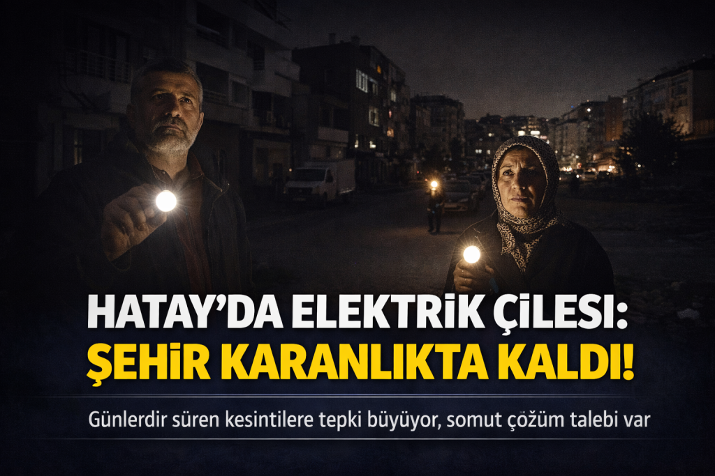 Hatay Karanlığa Terk Edildi