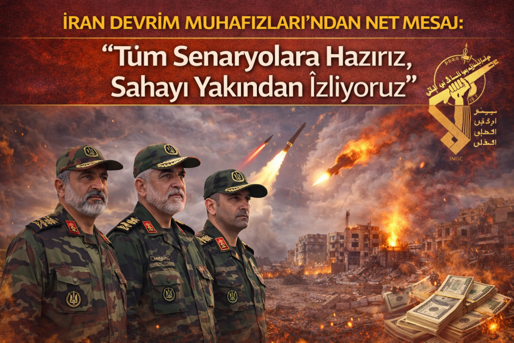 İran Devrim Muhafızları’ndan Net Mesaj: “Tüm Senaryolara Hazırız, Sahayı Yakından İzliyoruz”