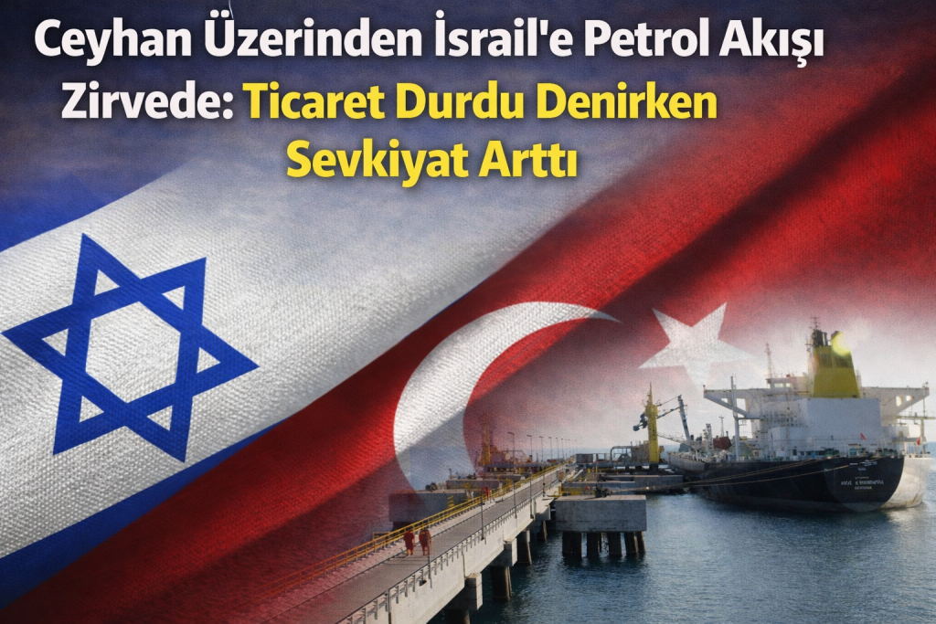 Ceyhan Üzerinden İsrail’e Petrol Akışı Zirvede: Ticaret Durdu Denirken Sevkiyat Arttı