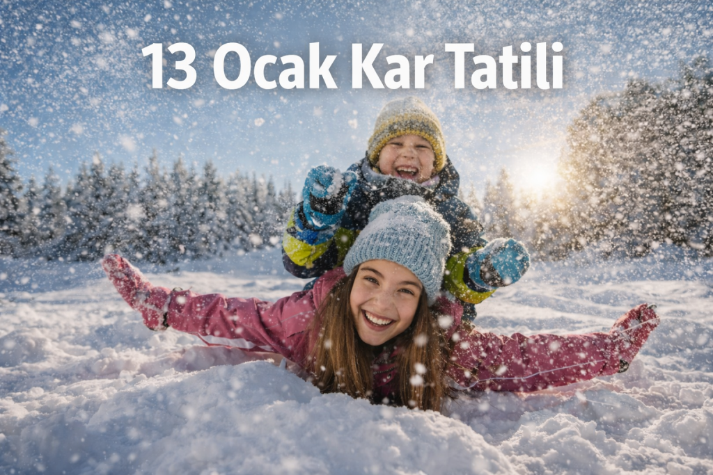 Kayseri’de Eğitime Kar Engeli: Okullar 13 Ocak’ta Tatil