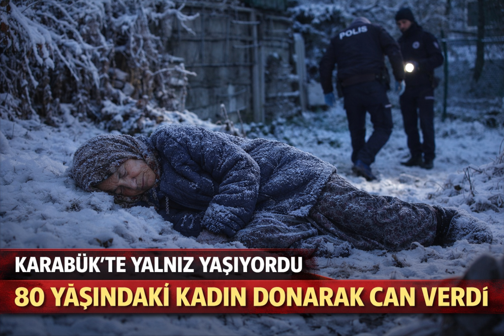Karabük’te Acı Son: 80 Yaşındaki Kadın Bahçesinde Donarak Hayatını Kaybetti