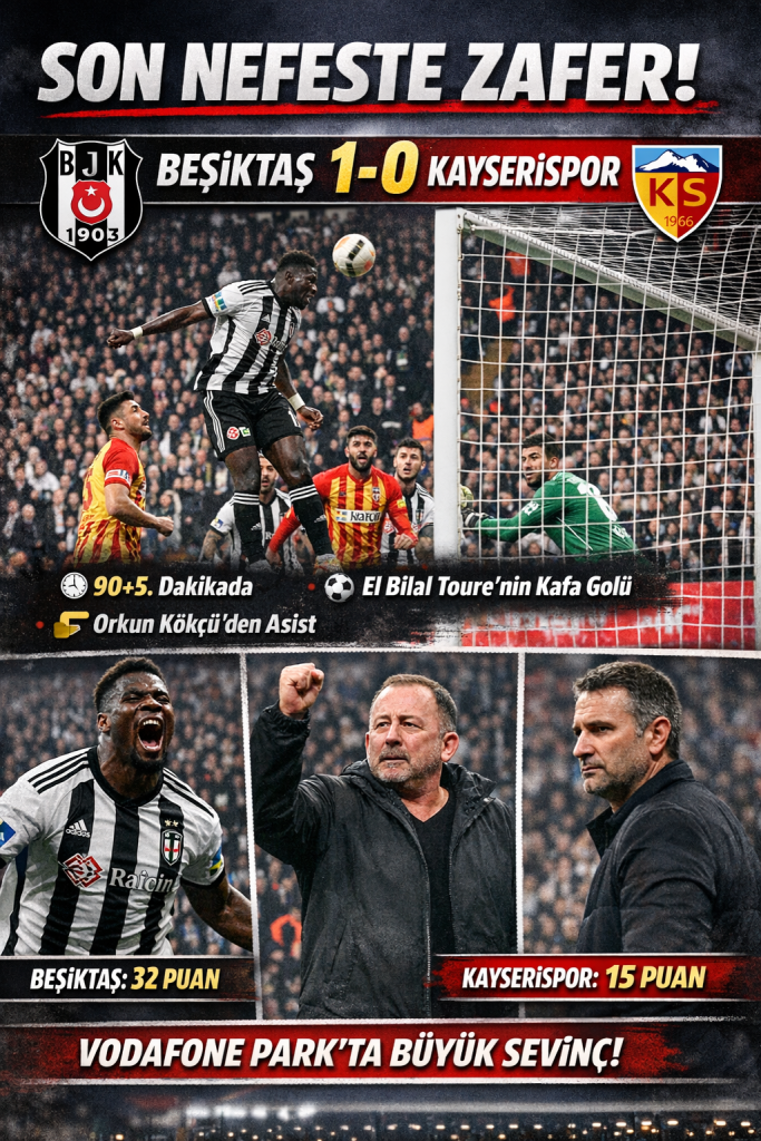 Beşiktaş’tan Nefes Kesen Galibiyet! Son Söz Toure’den