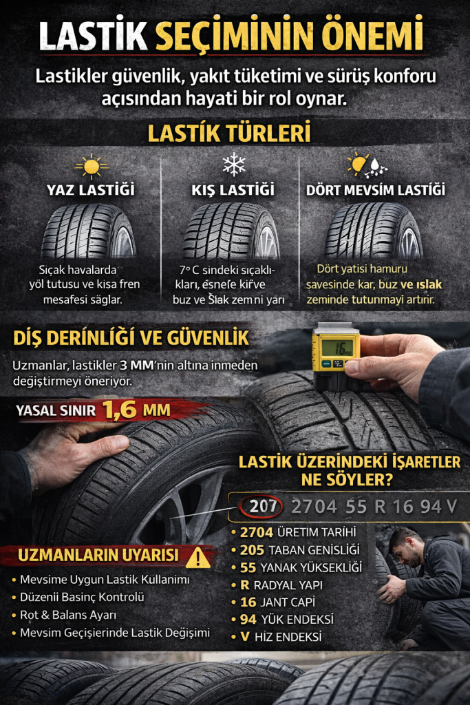 Lastik Sadece Kauçuk Değil: Güvenli Sürüşün Sessiz Kahramanı