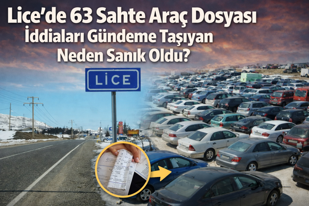 Lice’de 63 Sahte Araç Dosyası İddiaları Gündeme Taşıyan Neden Sanık Oldu?