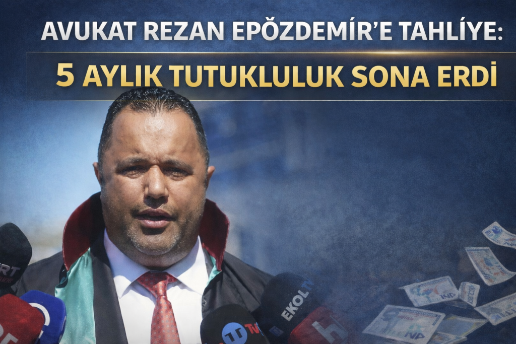 Avukat Rezan Epözdemir’e Tahliye: 5 Aylık Tutukluluk Sona Erdi