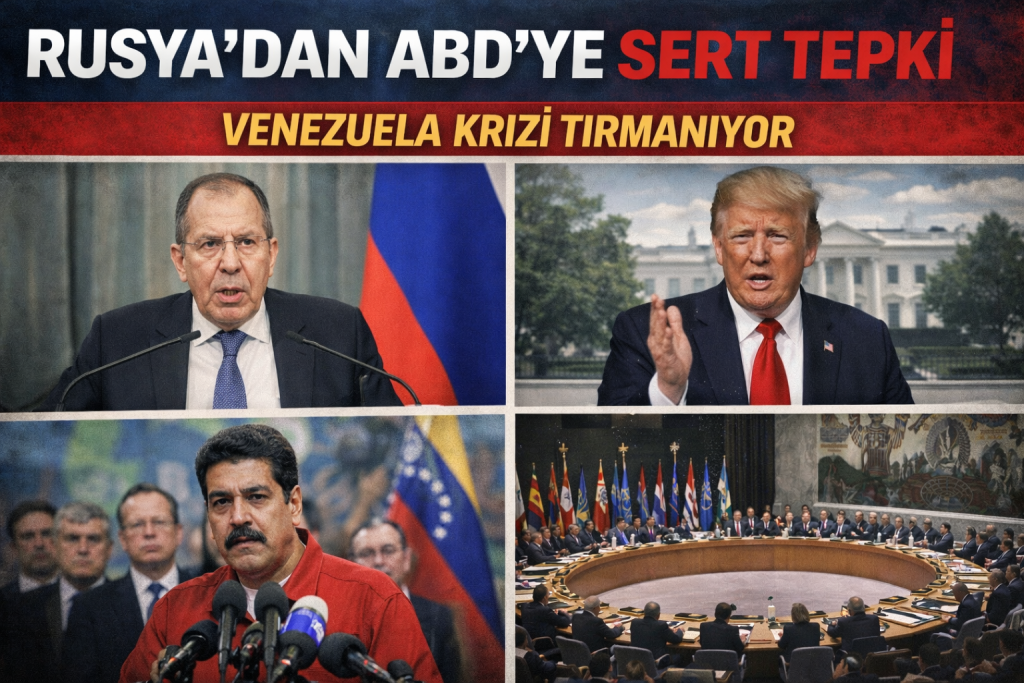 Rusya’dan Sert Tepki: Venezuela Operasyonu Nedeniyle ABD’yi Kınadı