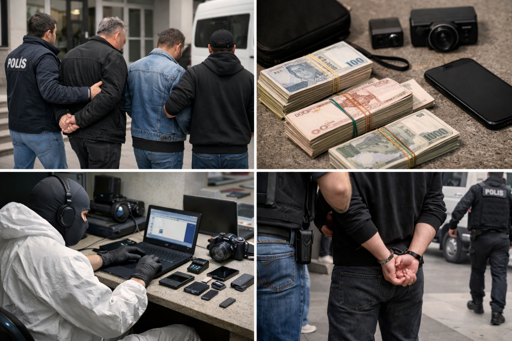 Kayseri’de İş İnsanlarına Şantaj Operasyonu: 3 Şüpheli Yakalandı, 2’si Tutuklandı