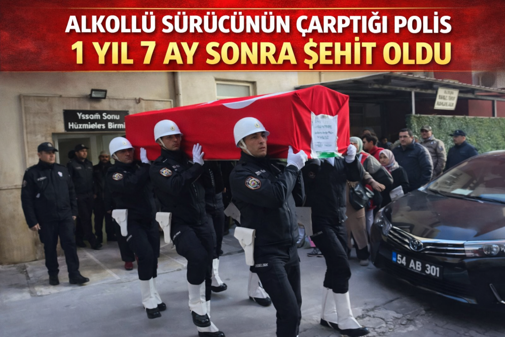 Alkollü Sürücünün Çarptığı Polis 1 Yıl 7 Ay Sonra Şehit Oldu