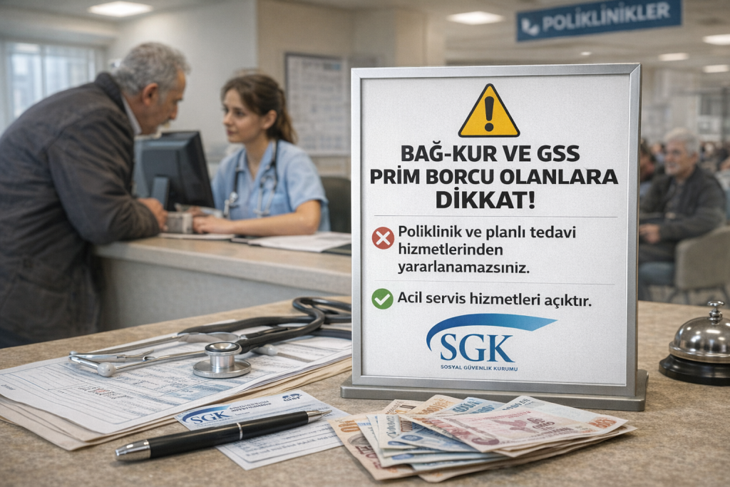 GSS ve Bağ-Kur Borcu Olanlar İçin Sağlık Hizmetlerinde Yeni Dönem