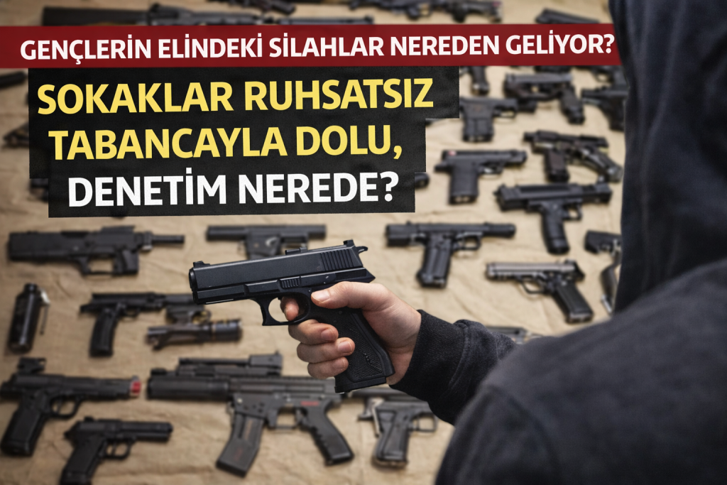 Gençlerin Elindeki Silahlar Nereden Geliyor? Sokaklar Ruhsatsız Tabancayla Dolu, Denetim Nerede?
