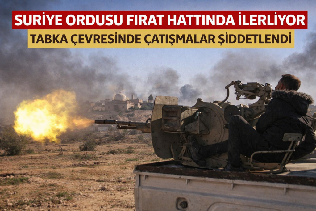 Suriye Ordusu Fırat Hattında İlerliyor: Tabka Çevresinde Çatışmalar Şiddetlendi