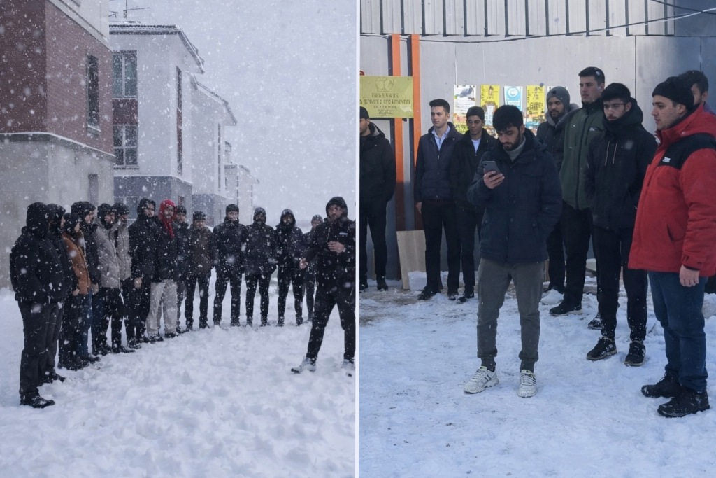 Kayseri’de TOKİ Şantiyesinde İş Bırakma Eylemi