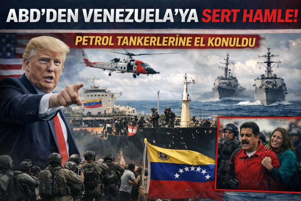 Trump’tan Venezuela’ya Sert Hamle: Askerî Baskı, Petrol Operasyonları ve Maduro İddiası!