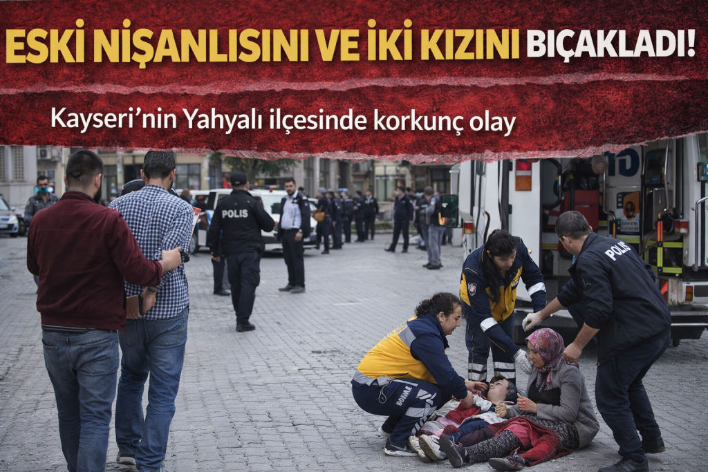 Kayseri’de Eski Nişanlı Dehşeti: Anne ve İki Kızı Bıçaklandı