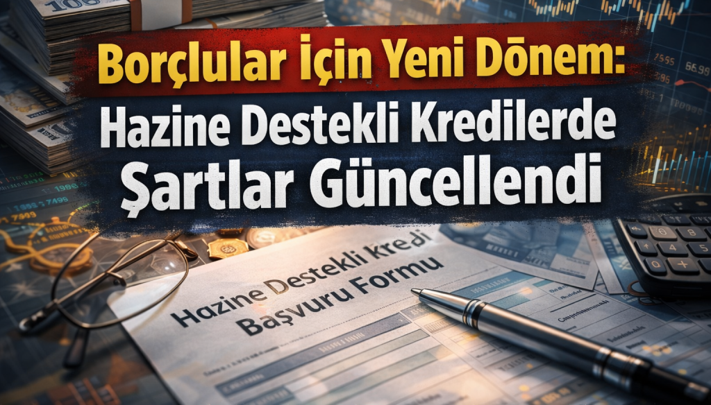 Borçlular İçin Yeni Dönem: Hazine Destekli Kredilerde Şartlar Güncellendi