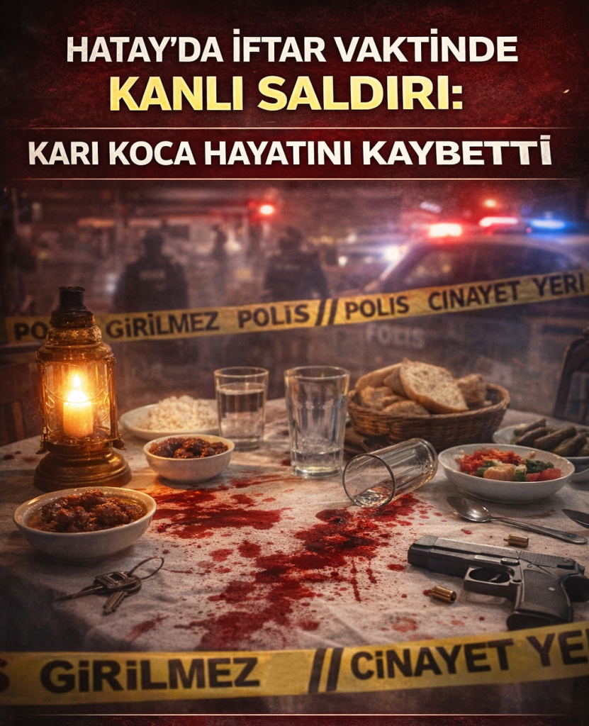 Hatay’da İftar Vaktinde Kanlı Saldırı: Karı Koca Hayatını Kaybetti