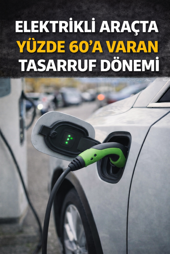 Elektrikli Araçta Yüzde 60’a Varan Tasarruf Dönemi
